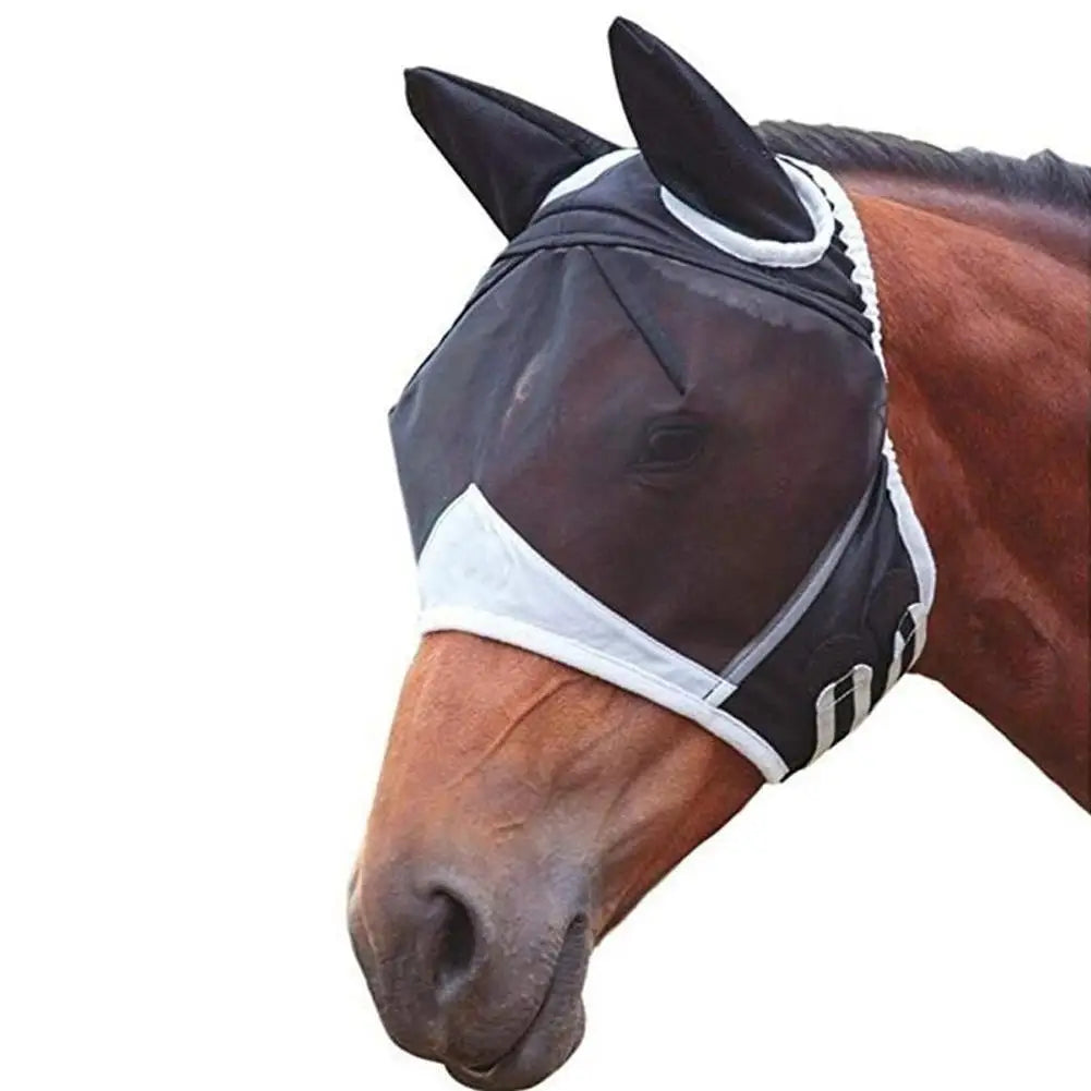 Horse shield fly mask