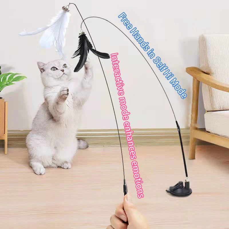 Cat Feather Wand/Suction Cup