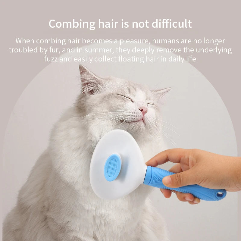 Easy hair removal pet brush