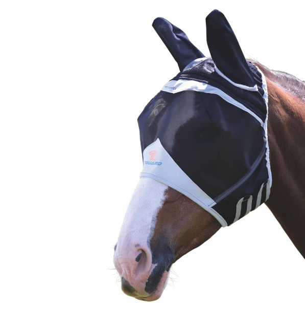 Horse shield fly mask