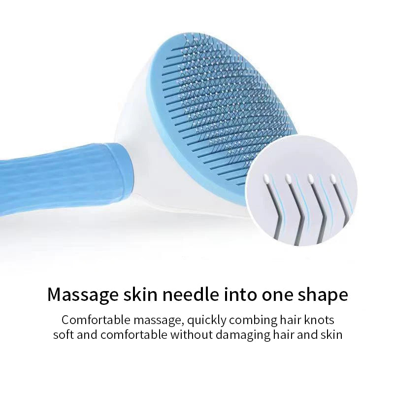 Easy hair removal pet brush